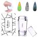 LiBiuty Dual Head Clear Jelly Nail Art Stamper Set with 4 Silicone Heads & 1 Scraper - Nail Polish Transfer Stamping Tool - Buy Online on GoSupps.com