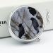 Round Black Crow Birds Print Pill Box | 3 Compartment Portable Metal Organizer - Buy Online on GoSupps.com