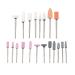 Nail drill set nail drill set nail gel -politure file bits nail skin for fiberglas gelpoliture file bits nail skin for fiberglas & silken & silk home salon use