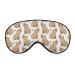 Cute artoon Capybaras Sleeping Mask Butterfly Soft Sleepmask Adjustable Strap Eye Sleep Mask Light-Blocking Eye Covers for Sleeping Blindfold Eye Cover for Women Men Girls Boys Color-3
