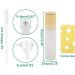 Rowiz 10pcs Essential Oils Roll on Bottles 10ml Refillable Empty Glass Rollerball Bottles with Golden Cap Perfect for Homemade Perfume Fragrance Aromatherapy Oils Pearly White - Buy Online on GoSupps.com