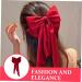 Housoutil Satin Ribbon Hairpin Hair Ribbons Hair Barrettes Hair Pin Bows for Hair Halloween Hair Bows Teen Girls Barrettes for Hair Bows for Women Spring Clip Metal Miss Red - Buy Online on GoSupps.com