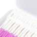 200 Pieces Interdental Brushes - Soft Silicone Dental Floss Toothpicks for Effective Oral Care - Purple - Buy Online on GoSupps.com
