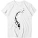 Dragonfly Print Oversized T-Shirt for Women - White Large | Trendy Funny Tee Shirt - Buy Online on GoSupps.com