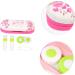 Buy Healeved Double-Layer Glasses Case for Children - Pink Terrarium Design | Practical Lensing Holder & Contact Lens Solution Bottle - 16.5x7x5.5cm | International Shipping - Buy Online on GoSupps.com