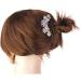 Angoily Hair Accessories Tiara Bridal Hair Comb Purple Women Hair Clip Women Hair Comb Flower Hair Comb Wedding Luxurious - Buy Online on GoSupps.com