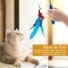 Movkzacv 12-Piece Interactive Cat Toy Set | Self-Employment Suction Cup Toys with Feathers | Multi-Colored & 2 Modes - Perfect for International Shipping - Buy Online on GoSupps.com