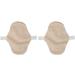 2PCS ANGGREK Reusable Sanitary Napkins - Washable Menstrual Pads | Pure Cotton, Breathable & Leak Proof | Universal for Women - Skin Color - Buy Online on GoSupps.com