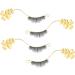Amosfun 4pcs Eyelash Try-on Strip Gold Mascara False Eyelashes Applicator Tool Eyelash Holder Photo Frame 3d - Buy Online on GoSupps.com