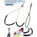 Kalolary Pet Grooming Arm with Clamp | Adjustable 33 Inch Height | No Sit Haunch Holder | Dog Grooming Loop Noose | Ideal for Medium & Small Dogs - Buy Online on GoSupps.com