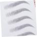 FRCOLOR 2pcs 3d Eyebrow Stickers Hair- Eyebrow Stickers Imitation Eyebrow 6d Eyebrow Trimming The Lazy - Buy Online on GoSupps.com