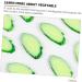 Alipis 40 Pcs Simulation Cucumber Slice Fake Vegetable Decorations Kids Artificial Lemons Lifelike Photo Props Kid Toy Greenery Decor Green Decorations Models Basket Pvc Child Food Play - Buy Online on GoSupps.com