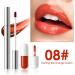 Lip Glaze Tinted Lipstick Long Lasting Smudge Resistant Lipstick Makeup for Women Girls Daily Use Travel Commute Dating Wedding - Buy Online on GoSupps.com