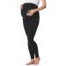 Be Mammy Womans Maternity Leggings Tights BE20-230 L Black