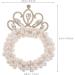 TOVINANNA Crown Pearl Hair Tie Beaded Fashion Elastic Hair Scrunchies Fancy Ponytail Holder Princess Hair Accessories for Women Girls - Buy Online on GoSupps.com