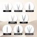 Black Fairy Bottom Lashes 240 pcs - Single Cosplay Lower Under Lashes for a Cute Fairy Look - Lightweight and Natural - DIY Eyelash Extension - Buy Online on GoSupps.com