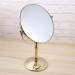 Shop Lurrose Vintage Golden Desktop Make-Up Mirror | 5x Magnification Double-Sided & 360-Degree Rotation - Perfect for Home Use (8 Inch) - Buy Online on GoSupps.com