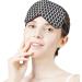 White & Black Dragon Scales Sleep Mask for Women - Adjustable Eye Shades with Elastic Strap - Buy Online on GoSupps.com