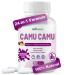 Organic Camu Camu Capsules 2000mg | High Natural Vitamin C Powerful Antioxidant Blend | 60 Capsules Non-GMO Gluten-Free Immune Support & Skin Health 60 Count (Pack of 1)