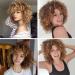 Buy Colourfulpanda Kinky Curly Afro Wig - Brown Blond Brazilian Synthetic Hair for Women | Short Ponytail Wigs for Black Women - Buy Online on GoSupps.com