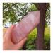 JUKUCKV Spiritual Support Natrohuale Rose Quartz Crystal Points Pink Quartz Points for Home Decoration