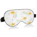 WELLDAY Sleep Mask Cute Playing Stars Night Eye Shade Cover Soft Comfort Blindfold Blockout Light Adjustable Strap for Men Women