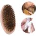 Premium Beech Wood Beard Brush | Bristle Beard Brush for Men | Travel-Friendly Oval Beard Care Tool | Tokaneit - Buy Online on GoSupps.com