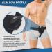Hilph Hernia Belt: Flexible Adjustable Support Truss for Inguinal Groin Hernias - Pain Relief for Men and Women - Removable Compression Pads - Left and Right Wearable - Buy Online on GoSupps.com