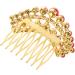 Bstepompre STUNNING BRIDAL WEDDING Crystal Pearl RHINESTONES HAIR COMB CLIP - Buy Online on GoSupps.com
