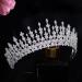 Jorsnovs Cubic Zirconia Bridal Crown - CZ Princess Tiara for Wedding, Prom & Birthday Parties - Buy Online on GoSupps.com