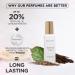 BellaVita Luxury White OUD Eau de Parfum Travel Size Edition 20 ml | Long-Lasting Mini Perfumes for Women | Notes: Vanilla Amber Musk & Jasmine | Oud Pocket Perfume for Women | Cruelty-Free Perfume - Buy Online on GoSupps.com