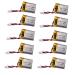 CS540 Battery 150mAh 3.7V Rechargeable Battery Replacement for Plantronics CS540 CS540A CS540-XD and C054 Wireless Headset 86180-01 PL-86180-01 & 84479-01 Battery Upgrade (10 Pack)