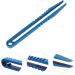 Housoutil Titanium Alloy Curved Tweezers - Precision Aquarium Tools Portable Mini Pliers for Hotfix & Travel 8x0.8x0.4cm (Blue) - Buy Online on GoSupps.com