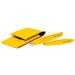 Professional Stainless Steel Yellow Tweezers Set with Case and Ebook - Surgical Grade for Precision Eyebrow Plucking, Ingrown Hair, Nose Hair, and Splinters - Buy Online on GoSupps.com