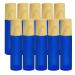 Frosted Glass Essential Oil Roller Bottles 10pcs Dark Blue Frosted Glass Roller Bottles with wood grain cap & Stainless Steel Roller Balls Essential Oil 10ml Empty Perfume Bottles(Dark Blue)
