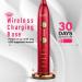 Wagner & Stern WHITEN+ Smart Electric Toothbrush with Pressure Sensor - 5 Modes, 3 Intensity Levels, Premium Travel Case - Ruby Red - Buy Online on GoSupps.com