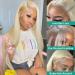 Maxine 613 Straight Wave 30 Inch Human Hair Blonde Lace Front Wig - 150% Density, HD Lace Frontal, Pre Plucked with Baby Hair - Buy Online on GoSupps.com