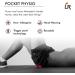 LOCKEROOM Pocket Physio : Manual Muscle Trigger Triangle for Knot and Spasm Relief - Plum, Lightweight & Latex-Free - 2.1in x 1.7in - Buy Online on GoSupps.com