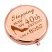 40th Birthday Gifts for Women 40 Years Old Birthday Gifts for Women Compact Mirror for Wife Mom Friend Turning 40 Gifts for Women Folding Makeup Mirror for Colleague Coworker