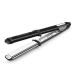 Rendezvous Professional Titanium Flat Iron - 4.33" Extra Long Curved Plates Adjustable Temp 270-450F - Fast Heating Dual Voltage Hair Straightener & Curler for All Hair Types