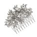 Angoily 1pc Hair Comb Rhinestone for Hair Women Hairpin Comb Special Occasion Hair Accessory Diamond Headpiece Barrettes for Women Wedding Hairpin Pearl Accessories Personality Bride Alloy
