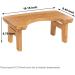 GOBAM Bamboo Bathroom Toilet Stool - 6.7 Small Squatting Step Stool for Kids and Adults - Buy Online on GoSupps.com