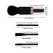 Bling Toman 4 in 1 Makeup Brush Set - Travel Portable Eyeshadow Lip Face Brush with Cleaning Mat - Pink - Buy Online on GoSupps.com
