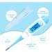 EZ Digital Basal Thermometer with Blue Backlight LCD Display - High Precision & Memory Recall - EBT-100B(Blue) - Buy Online on GoSupps.com