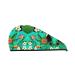 Tropical Birds and Plant Leaf Coral Velvet Dry Hair Cap Quick-Dry Hair Towel Wrap for Women and Men Ideal for Travel & Home