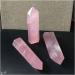 ABUZIV Natural Rose Quartz Crystal Stick - 7-8cm Healing Column Pillar & Pendulum for Spiritual Wellness - Buy Online on GoSupps.com