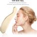Minkissy Stainless Steel Gua Sha Scraping Board Multi-Function Facial & Body Massage Tool | Beauty Massager 12.3x3.1cm - Buy Online on GoSupps.com