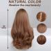 Esmee 24â€‌ Strawberry Blonde Long Wavy Wig with Bangs - Heat-Resistant Synthetic Hair for Daily & Cosplay Wear - Buy Online on GoSupps.com