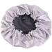 Cooling Satin Lined Bonnet Sleep Cap Hat | Unisex Women Beauty Silk Bonnet | Black One Size - Buy Online on GoSupps.com