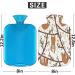 Funny Sloth Heat Bottle with Cover - 2L PVC Hand & Foot Warmer for Pain Relief & Cold Therapy - Buy Online on GoSupps.com